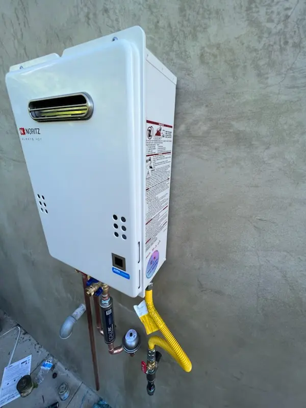 Tankless water heater installation for Argyle homes